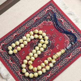 سبحة مستك شبية الكهرمان