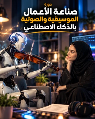 دورة صناعة الأعمال الموسيقية والصوتية بالذكاء الاصطناعي