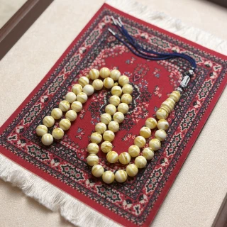 سبحة مستك شبية الكهرمان