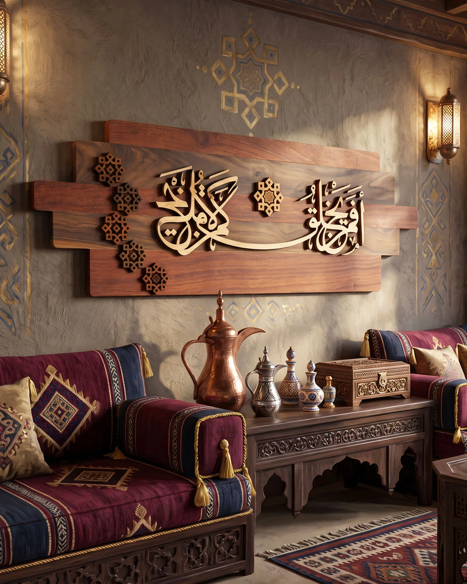 لوحة فنية ( أفمن يخلق )