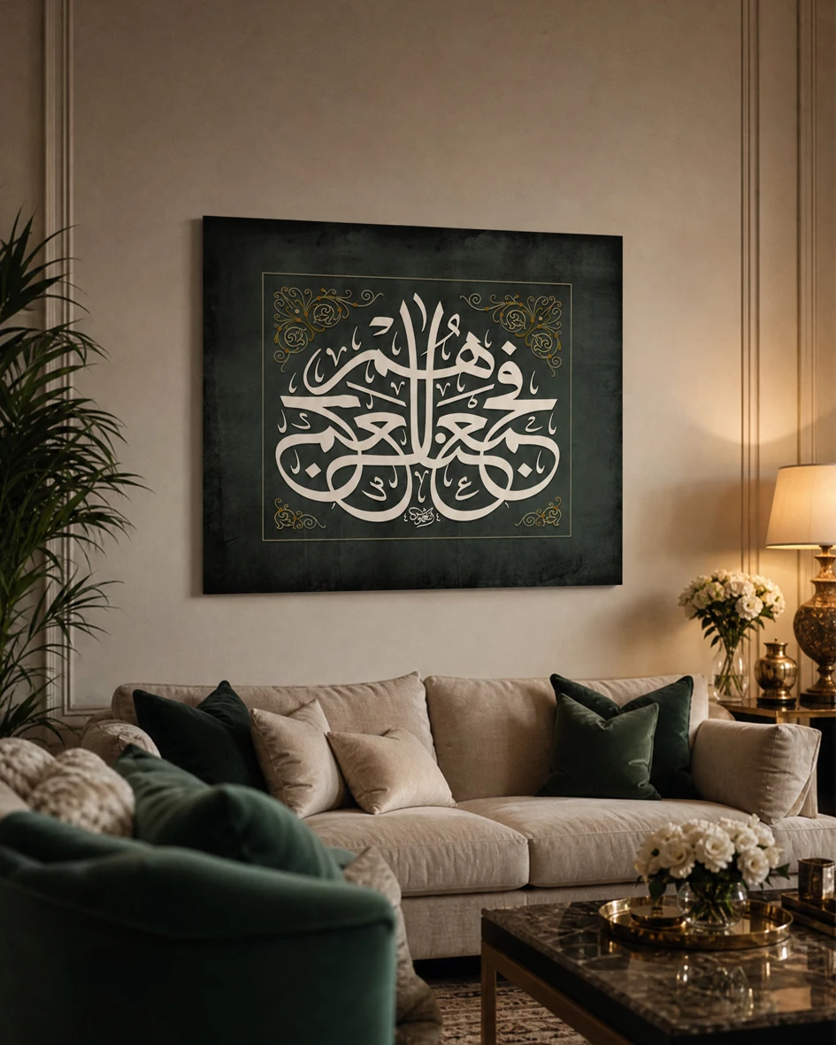 لوحة فنية ( فجمعناهم جمعا )